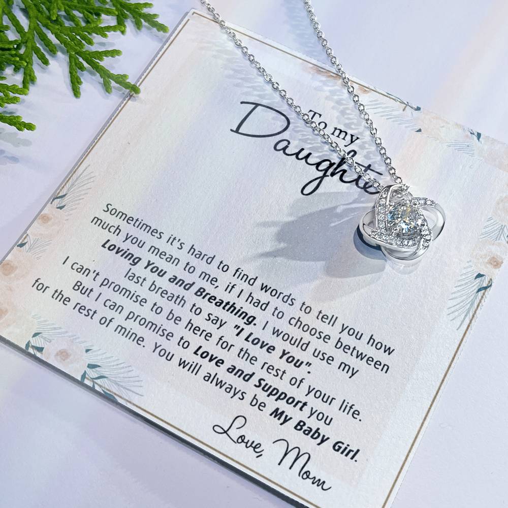 Gift Necklace For Daughter from Mom, Mother And Daughter Necklace Pendant Jewelry Gift for Girls Daughter Graduation Gift from Mother To My Daughter Necklace Gift Unique Grown Up Daughter