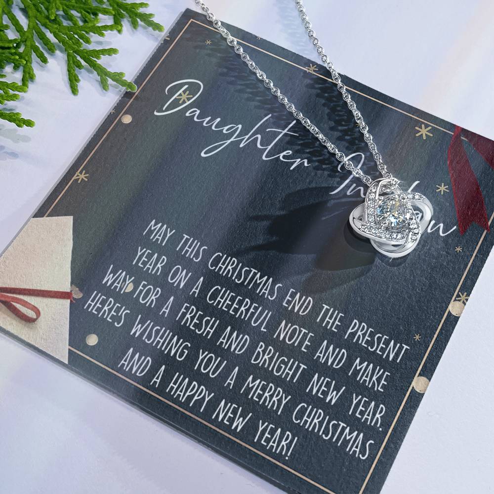 Christmas Jewelry for Girls Daughter in Law Gift Necklace, Daughter in Law Jewelry, Xmas Holiday Gift for Daughter in Law, Son's Gift, Daughter in Law Gift, Necklace From Daughter In Law