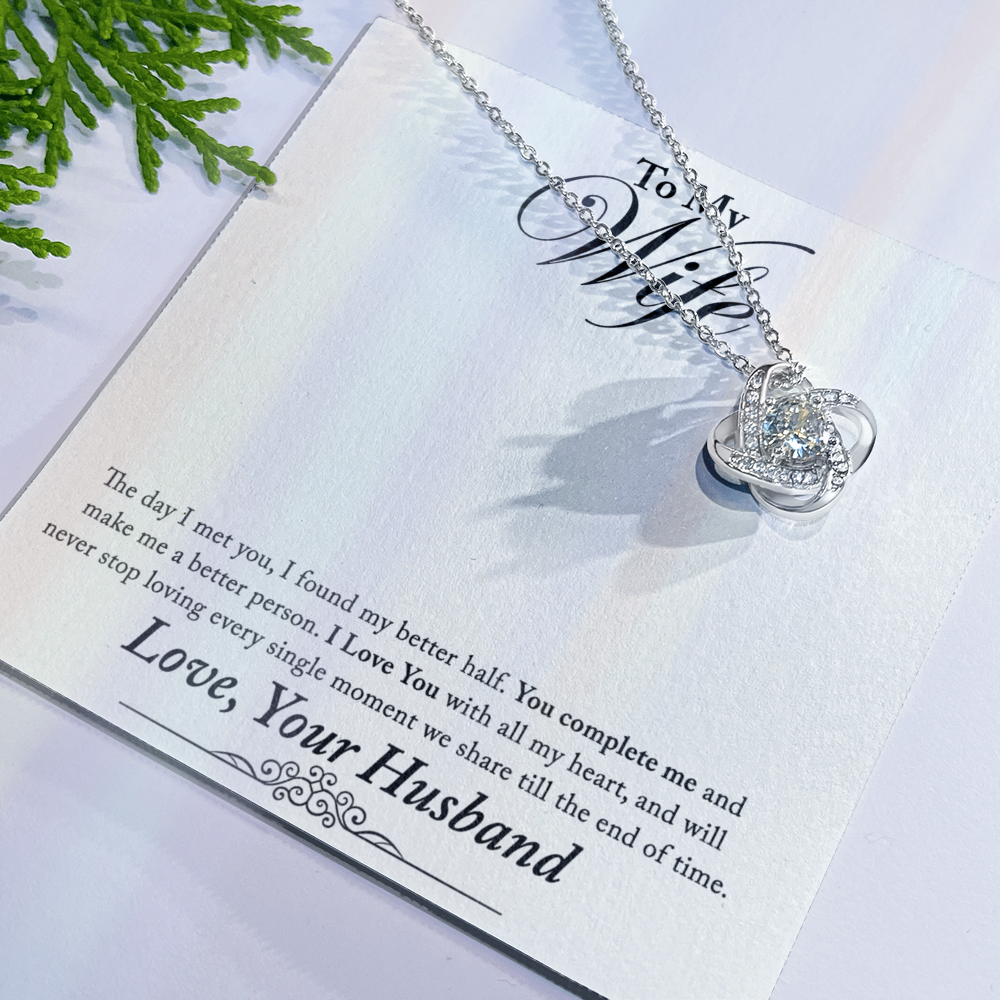 To My Wife Necklace From Husband, Valentines Day Necklace For Wife, Jewelry Box Pendant For Wife, Personalized Gift Necklace, Custom Romantic Gift Necklace For My Best Wife Jewelry Gift For Women