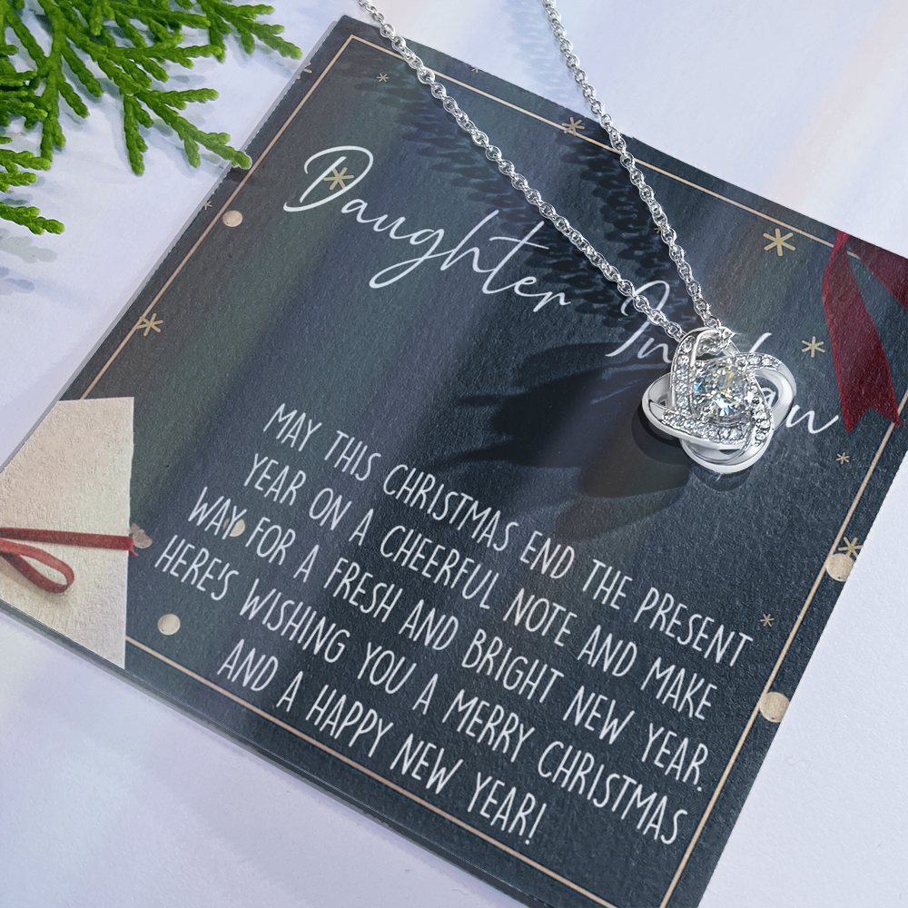 Christmas Jewelry for Girls Daughter in Law Gift Necklace, Daughter in Law Jewelry, Xmas Holiday Gift for Daughter in Law, Son's Gift, Daughter in Law Gift, Necklace From Daughter In Law