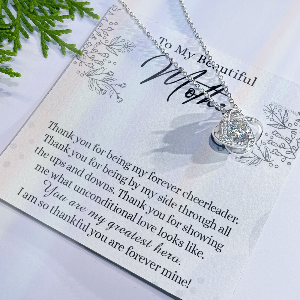 To My Mother Necklace From Daughter, Beautiful Mother Necklace Gift for her, Thank You Mom Gift Necklace, Sentimental Necklace for Mom On Mother's Day, Anniversary, Birthday Gift Jewelry For Mom