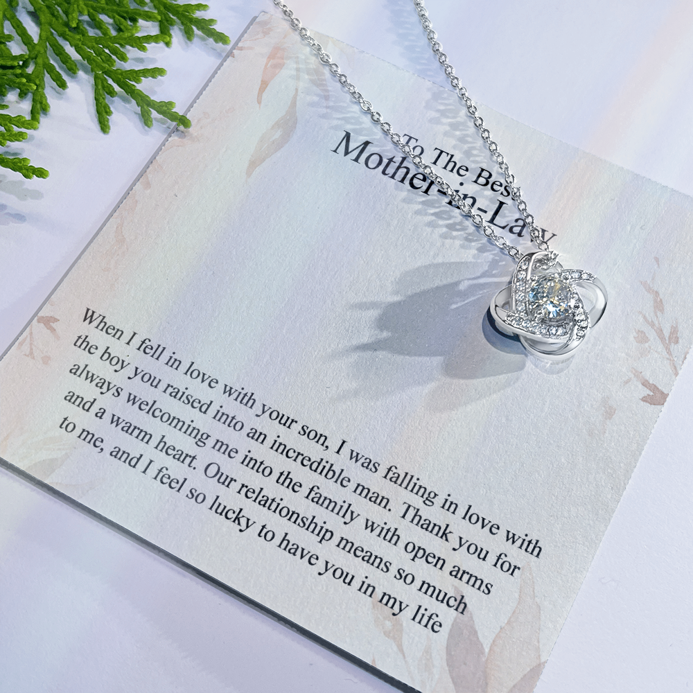 Mother In Law Gift Necklace, To The Best Mother In Law Necklace From Daughter In Law, Personalized Necklace Gift For Mom, Happy Mother's Day Necklace Gift For Mom, Jewelry Gift For Mother In Law