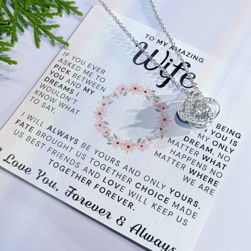 To My Amazing Wife Gift Necklace For Wife Gift for Valentine's Day Gifts For Her
