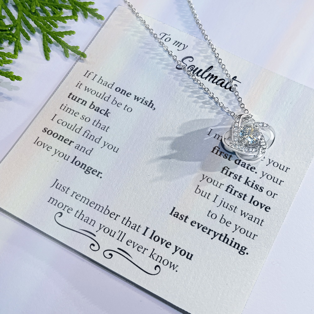 Soulmate Jewelry, Gift Box Include, Soulmate Gift Necklace, My Soulmate Necklace, Soul Mates to to My Soulmate Gift Necklace From Husband, Soul Mate Necklaces, to My Beautiful Soulmate Necklace