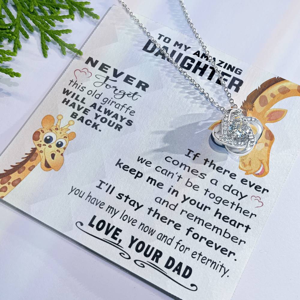 Daughter Gift Necklace From Mom - Mother Daughter Necklace, Birthday Gifts For Daughter, Mothers Day For Daughters From Mothers, To My Daughter Necklace From Mom, Graduation Gift For Daughter