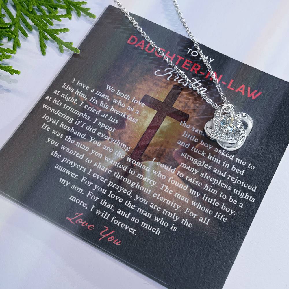 To My Daughter-In-Law Gifts Necklace From Mother In Law, Daughter In Law Wedding Gift, Best Daughter In Law, Mother To Daughter Gifts Necklaces, To My Future Mother In Law Necklace For Daughter