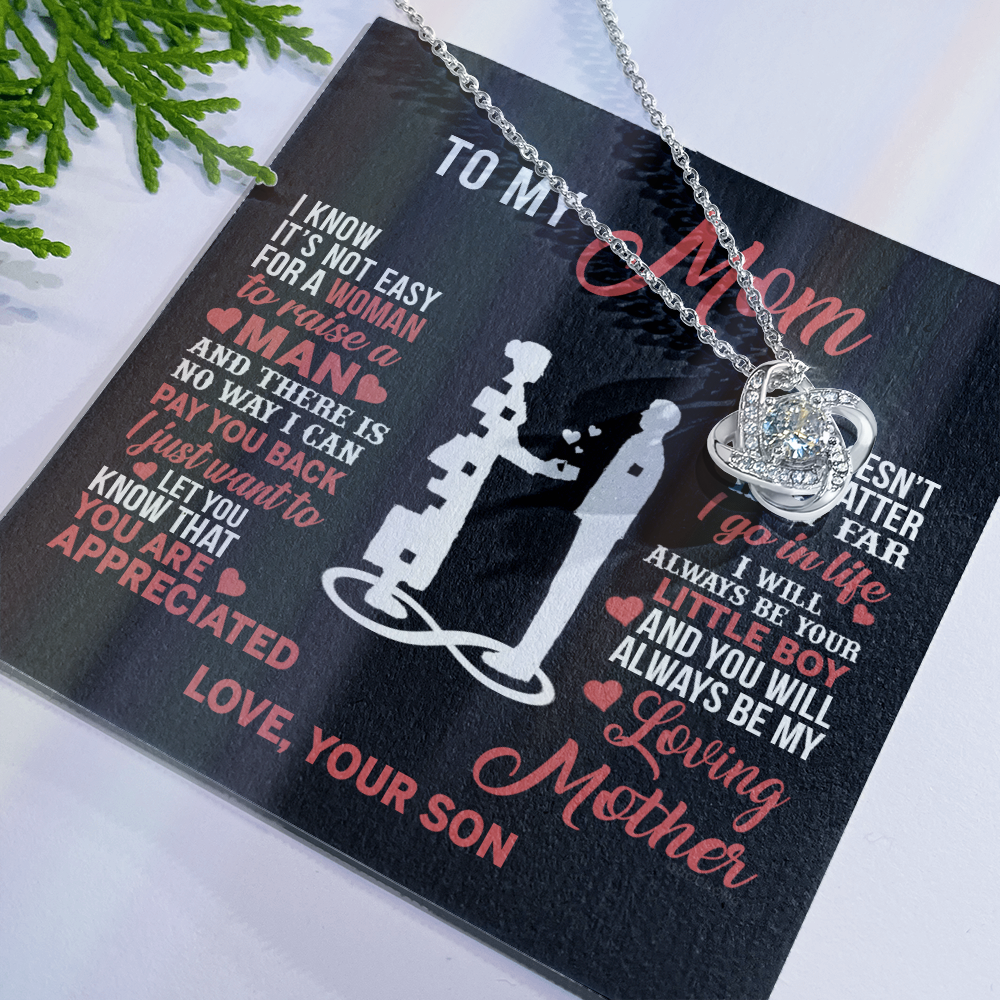 Mom Necklace Mothers Day Gift From Son To My Mom Forevere Love Necklace Gift Mom