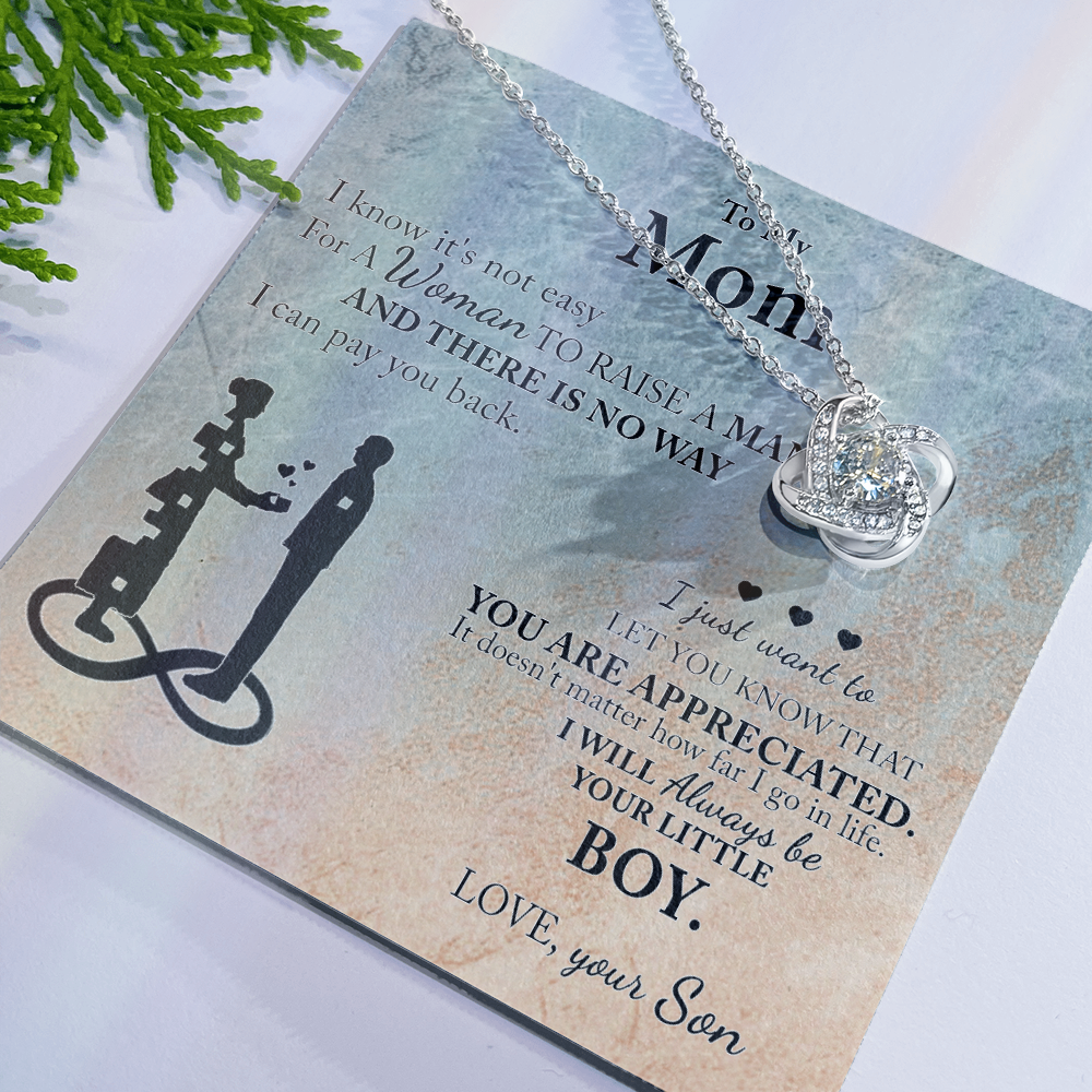 Mom Gift From Son To Mother Necklace Thoughtful Birthday Gift Sentimental