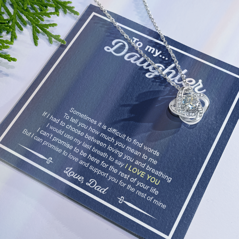 To My Daughter Necklace From Dad , To My Badass Daughter, Daughter Jewelry From Dad, Father Daughter Gift Necklace From Daddy, For My Daughters, To Daughter From Dad, Father Gifts From Daughter