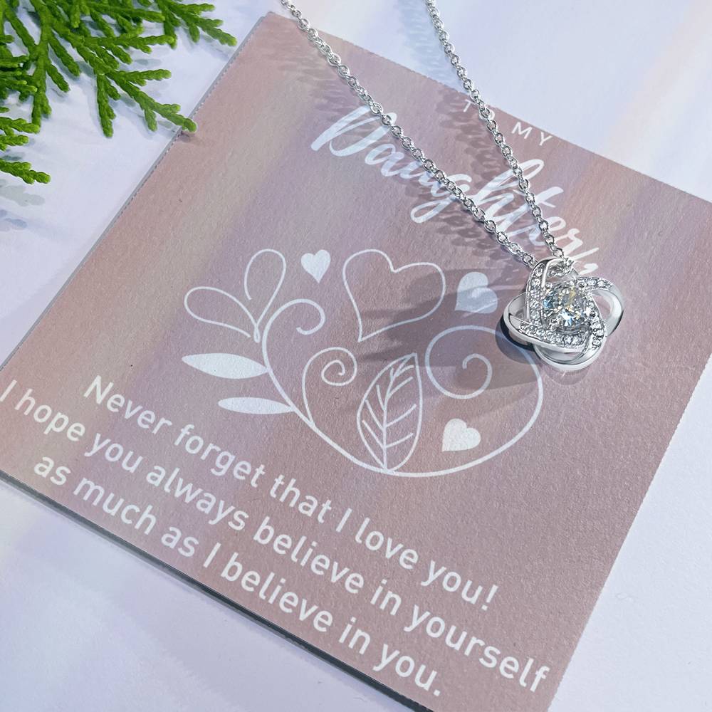 To My Daughter Gift Necklace From Dad, Never Forget That I Love You I Hope You Believe in Yourself Pendant, Daughter Pendant Necklaces, Father Daughter From Dad On Birthday, Christmas, Anniversary