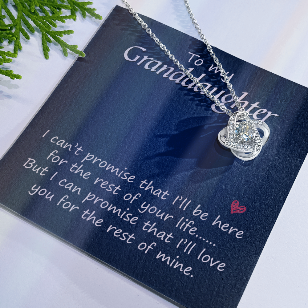 To my granddaughter Necklace For Grandma Nana, Grandma Jewelry Gift For Women From Grandchildren GrandKids