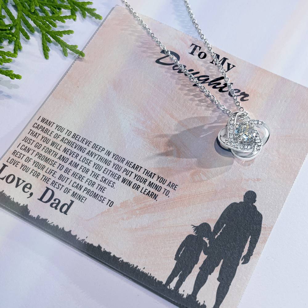 To My Daughter Gift Necklace Love Dad, To My Badass Daughter, Daughter Jewelry From Dad, Father Daughter Gifts From Dad, Necklace For Daughter, To Daughter From Dad, Father Gifts From Daughter