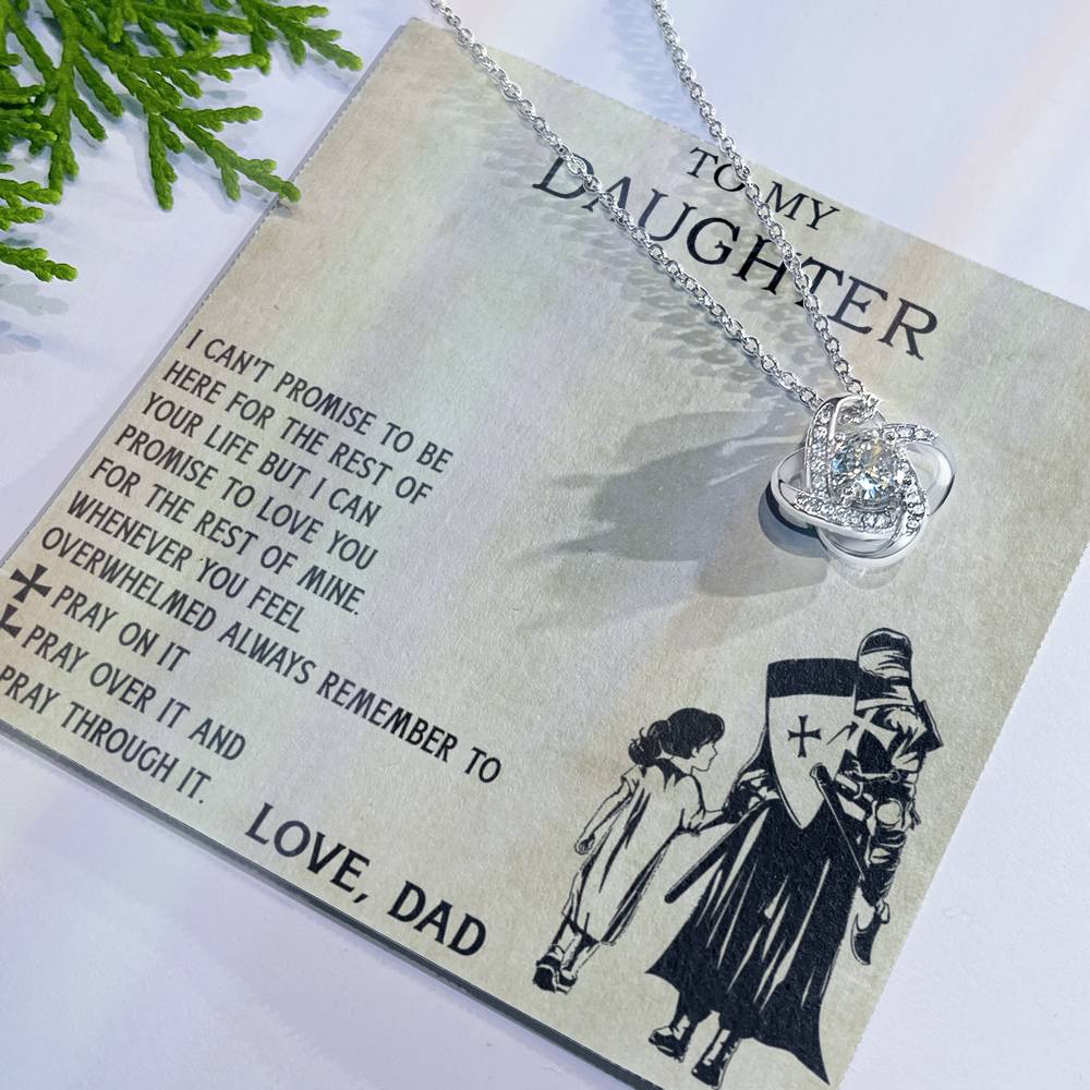 To My Daughter Necklace From Viking Dad, To My Beautiful Daughter Whenever You Feel Overwhelmed Jewelry Gift On Birthday, Christmas, Xmas with Message Card and Gift Box Jewelry For Girls