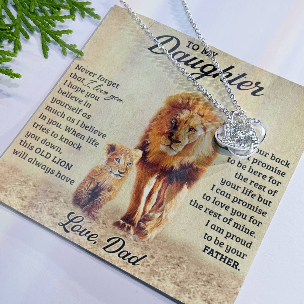 Father To Daughter Gifts Necklace From Dad, To My Daughter Necklace From Daddy On Graduation Gift, Birthday, Christmas For Badass Beautiful Girls Jewelry Gift For Girls, Little Girl Necklace