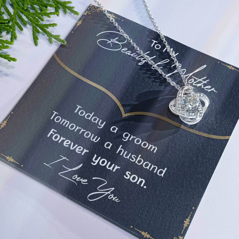 To My Beautiful Mother Necklace, Alluring Beauty Necklace, Mother's Day Gifts