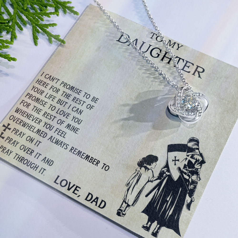 To My Daughter Necklace From Viking Dad, To My Beautiful Daughter Whenever You Feel Overwhelmed Jewelry Gift On Birthday, Christmas, Xmas with Message Card and Gift Box Jewelry For Girls