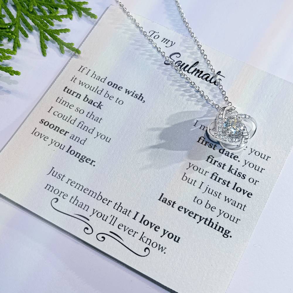 Soulmate Jewelry, Gift Box Include, Soulmate Gift Necklace, My Soulmate Necklace, Soul Mates to to My Soulmate Gift Necklace From Husband, Soul Mate Necklaces, to My Beautiful Soulmate Necklace
