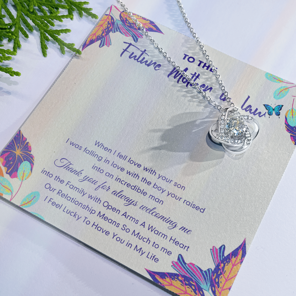 Future Mother In Law Gift Necklace, To The Future Mother In Law Necklace From Daughter In Law, Personalized Necklace Gift For Mom, Happy Mother's Day Necklace Gift, Jewelry Gift For Mother In Law