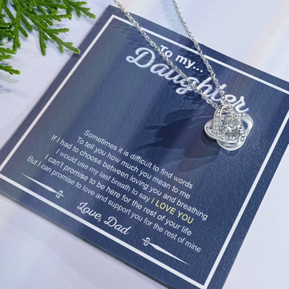 To My Daughter Necklace From Dad , To My Badass Daughter, Daughter Jewelry From Dad, Father Daughter Gift Necklace From Daddy, For My Daughters, To Daughter From Dad, Father Gifts From Daughter