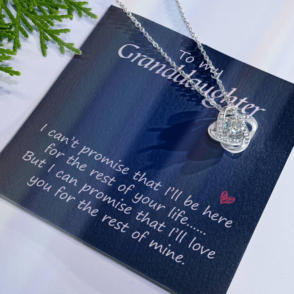 To my granddaughter Necklace For Grandma Nana, Grandma Jewelry Gift For Women From Grandchildren GrandKids