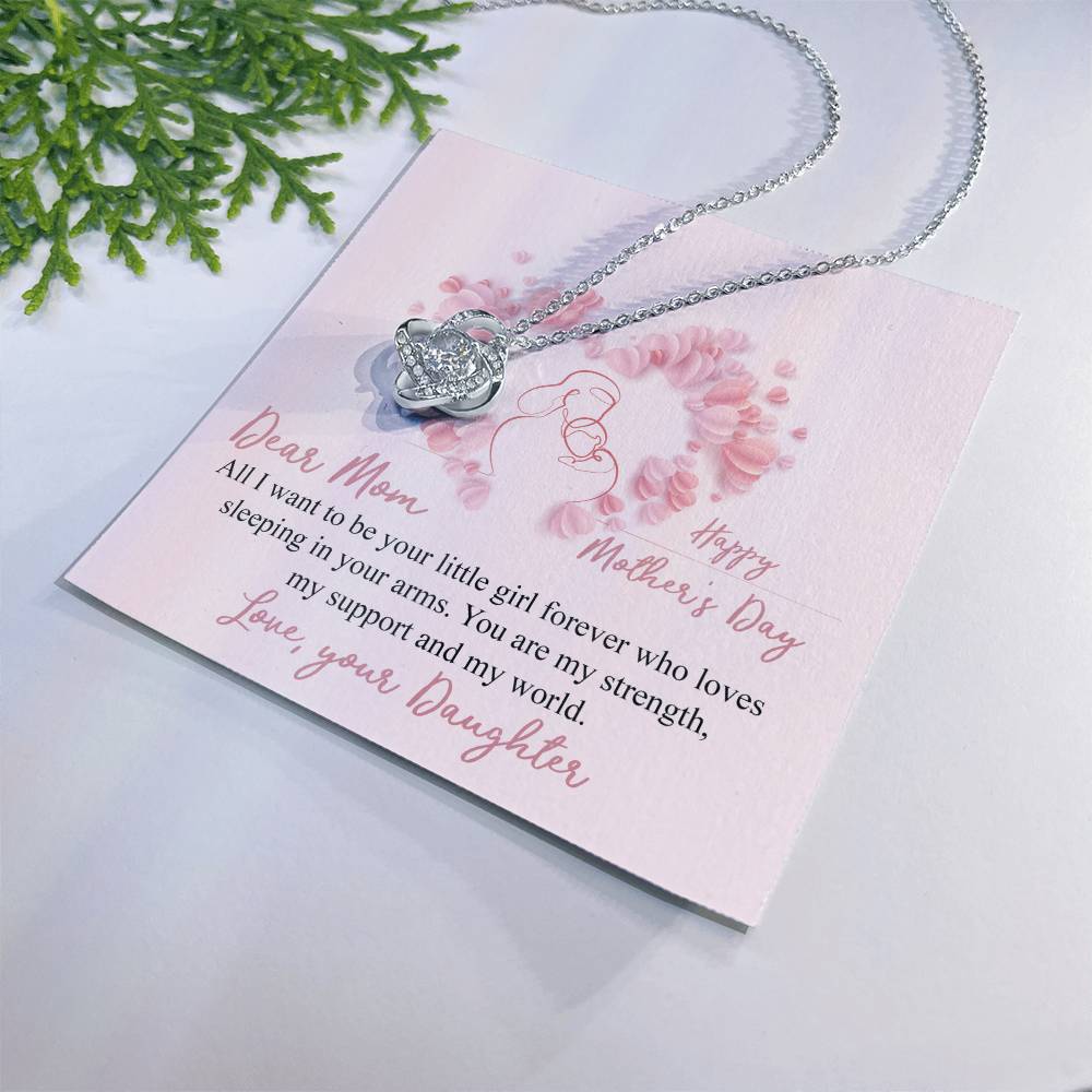 Mother's Day Gifts, To My Mom Necklace From Daughter, Daughter To Mom Necklace, Birthday Gifts For Mom