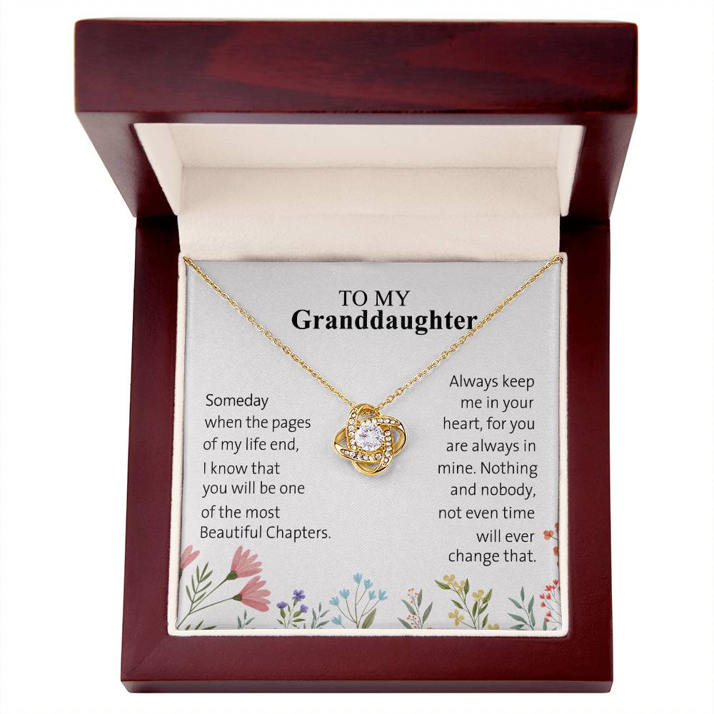Granddaughter Gifts From Grandma - Granddaughter Necklace, Jewelry Keepsake Gifts For Granddaughter, Love Gift For Adults Or Girls On Birthday, Graduation, Wedding, Valentines, Mothers Day Christmas