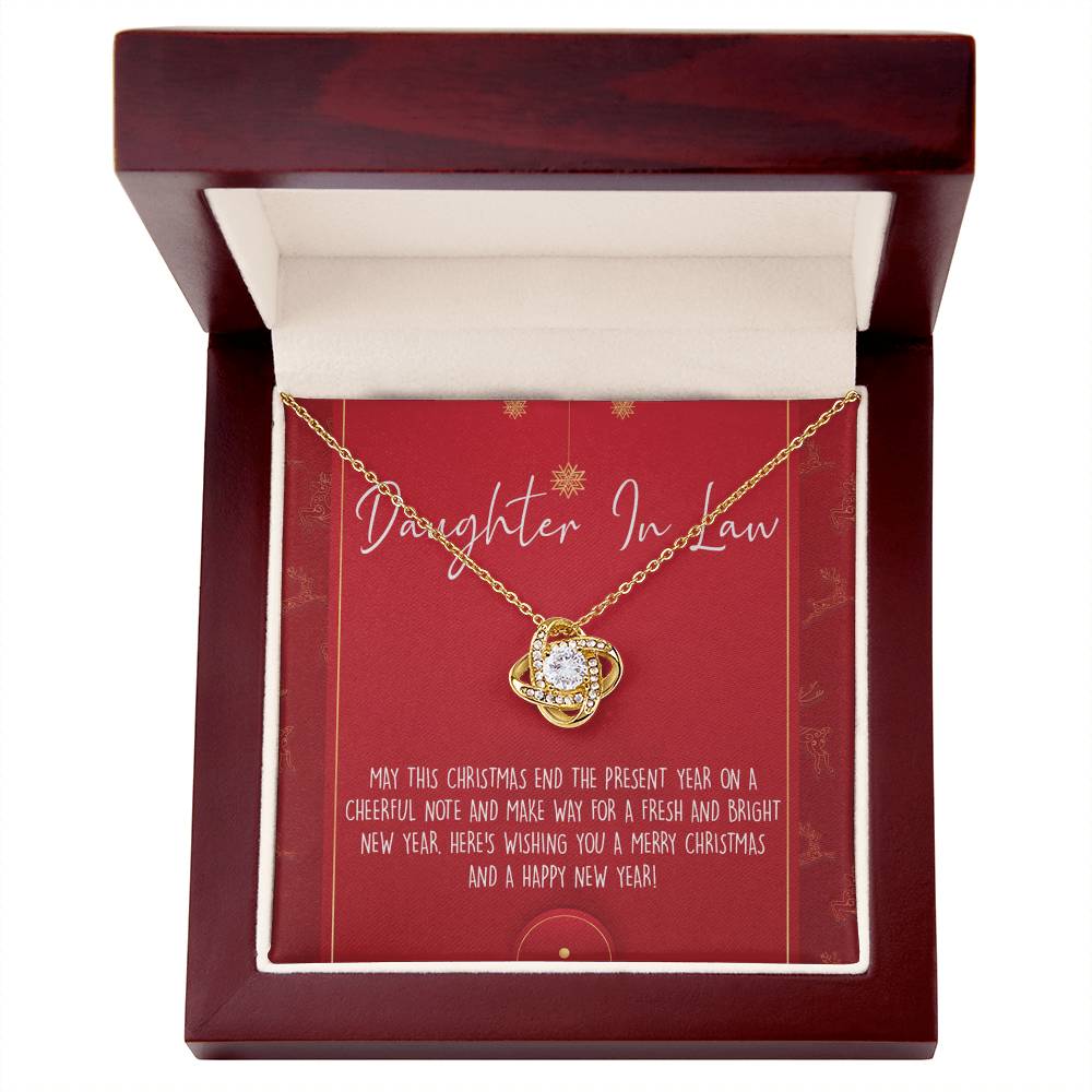 Christmas Necklace for Daughter in Law Gift Necklace, Daughter in Law Jewelry, Graduation Gift for Daughter in Law, Gift from Mother in Law, Daughter in Law Xmas Holiday Gift From In Law
