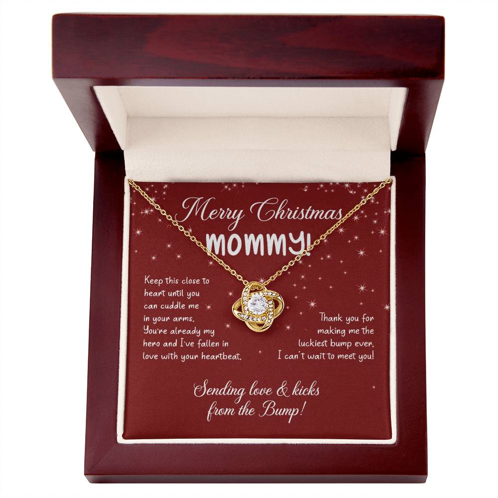 To My Mom Christmas Necklace Christmas Gift For Mom To Be First Time Mommy Gift