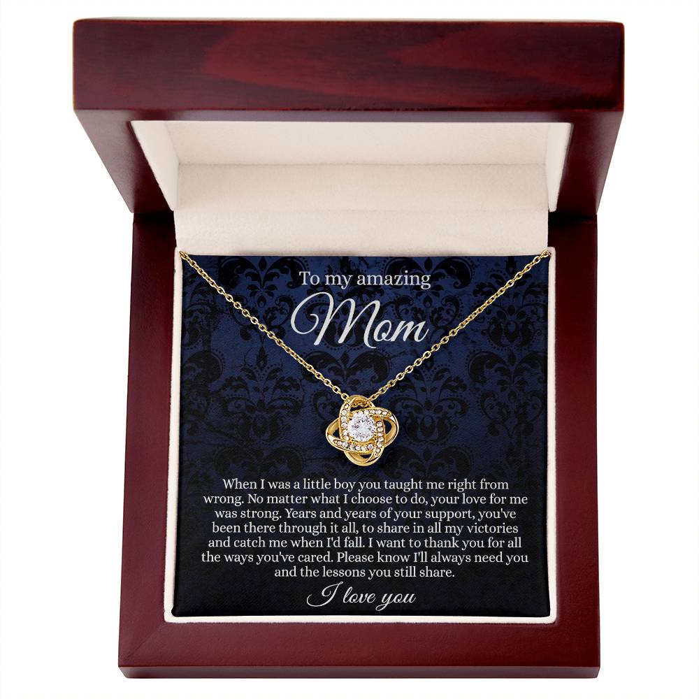 To My Amazing Mom Necklace From Daughter With Card And Box Gift For Mom, Loving Mom, Thank You Mom Gift Necklae, Jewelry Gift For Women On  Mother's Day Necklace Anniversary, Birthday Gift For Her