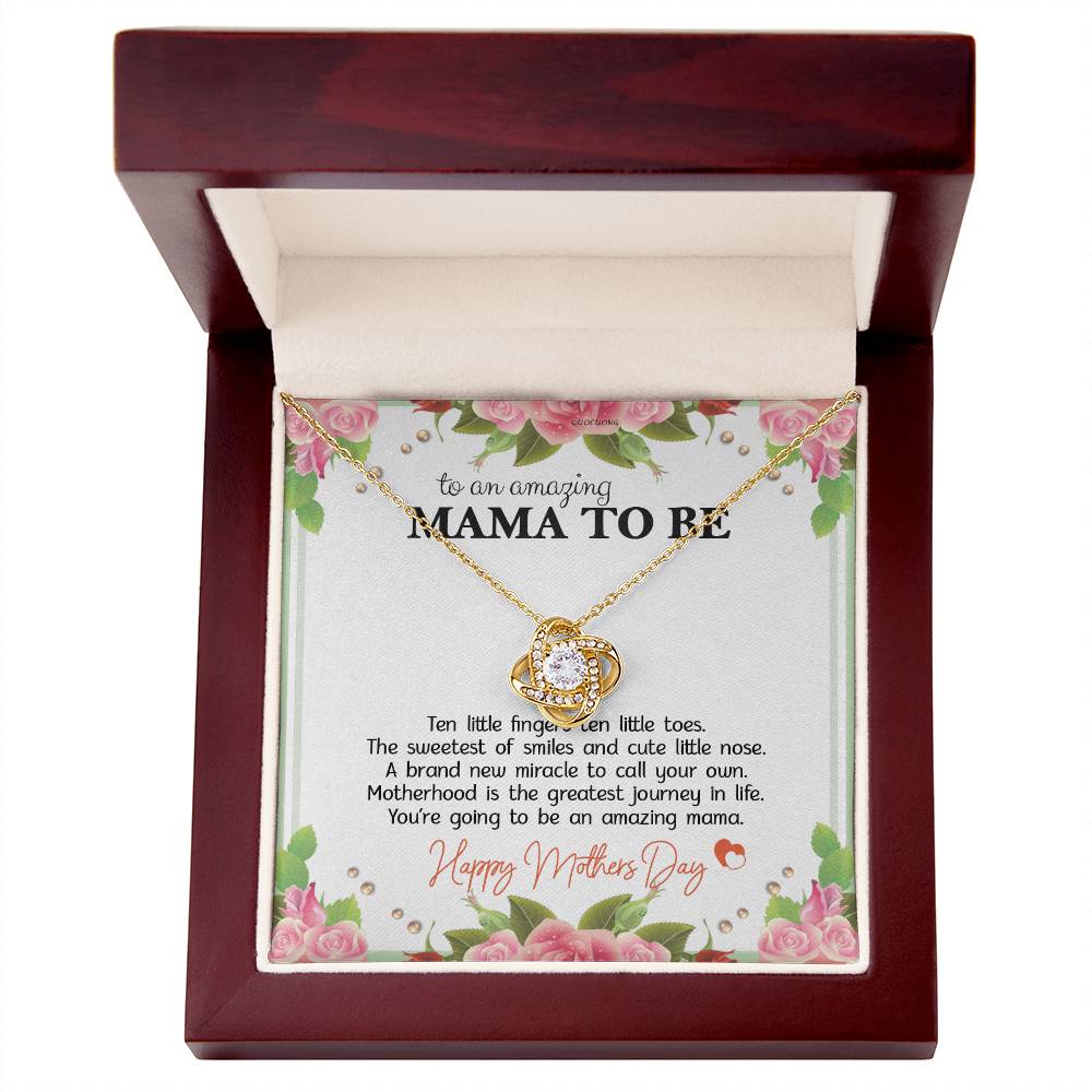 Mama To Be Necklace Best Gift for Expecting Wife Daughter Happy Mother's Day