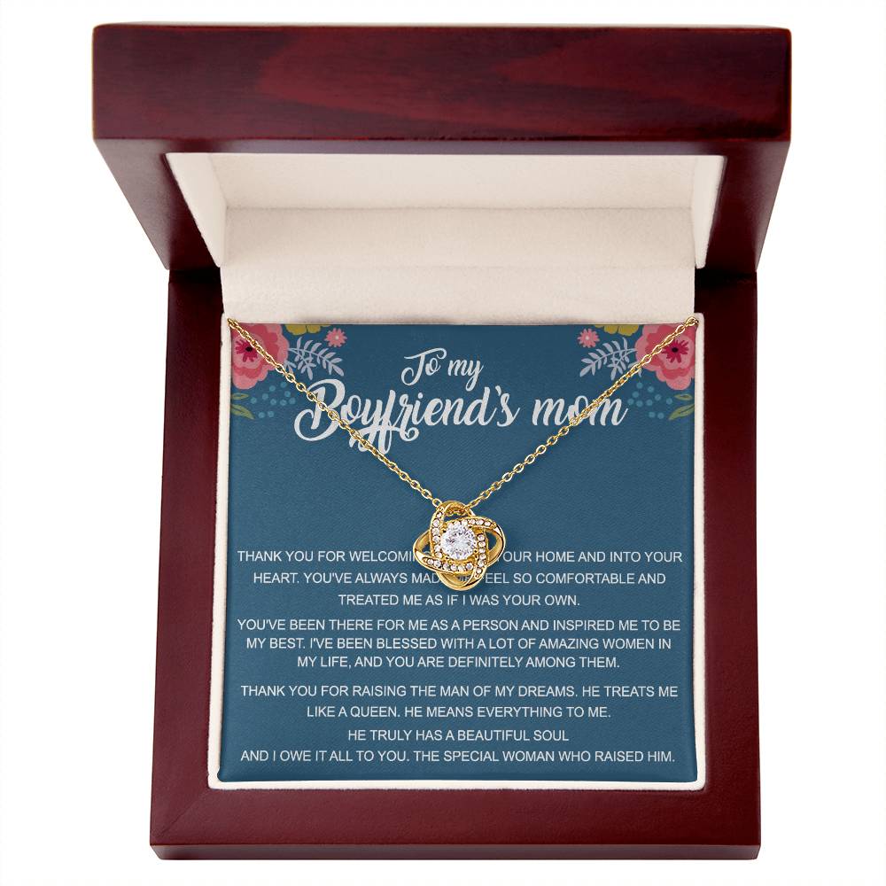 To My Boyfriends Mom, Boyfriends mom gift, Mothers day gifts, Jewelry for Mom