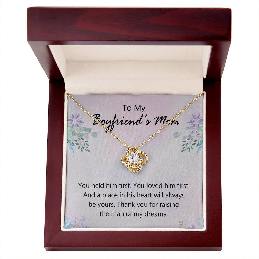To My Boyfriends Mom Necklace From Girlfriend, Jewelry For Boyfriends Mom, Presents For Mom Necklace for Women, Boyfriends Mom Gifts Necklace On Mother's Day, Birthday, Christmas, Thanksgiving