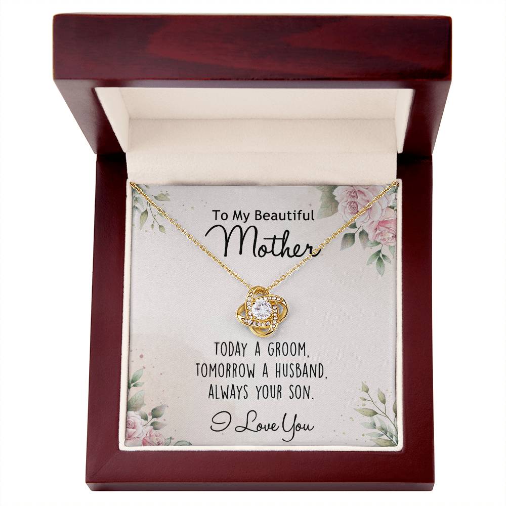Mother's Day Necklace Gift For Her, To My Mom Necklace From Daughter, Beautiful Mother Love Knot Necklace Gift For Mom mazing Mom, Bonus Mom On Mothers Day, Anniversary, Birthday, Jewelry For Mother