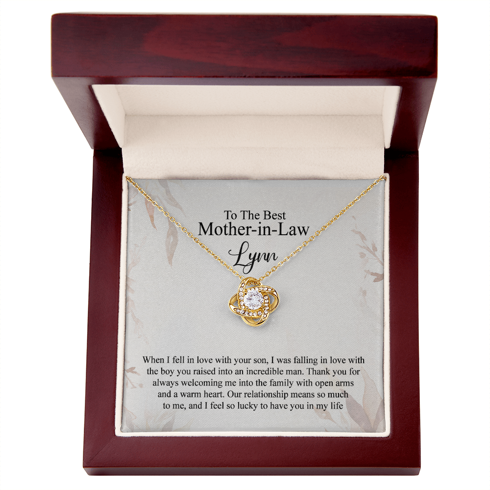 Mother In Law Gift Necklace, To The Best Mother In Law Necklace From Daughter In Law, Personalized Necklace Gift For Mom, Happy Mother's Day Necklace Gift For Mom, Jewelry Gift For Mother In Law