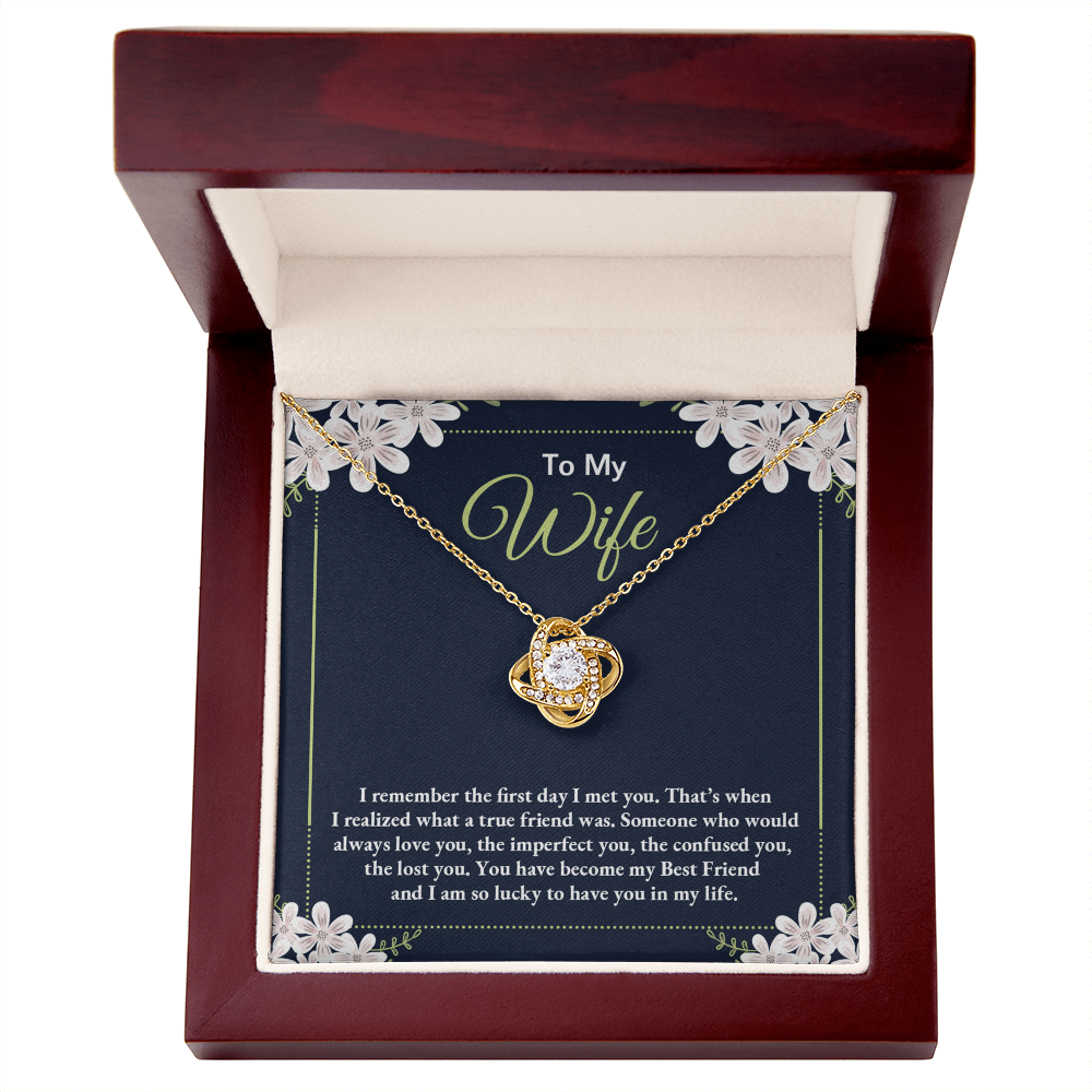 To My Wife Necklace For Wife From Husband, Necklace Gift For Women, Soulmate Jewelry Gift For Wife, Birthday Beautiful Soulmate Gifts For Her, Girlfriend Gift Necklace, Future Wife Gift Necklace