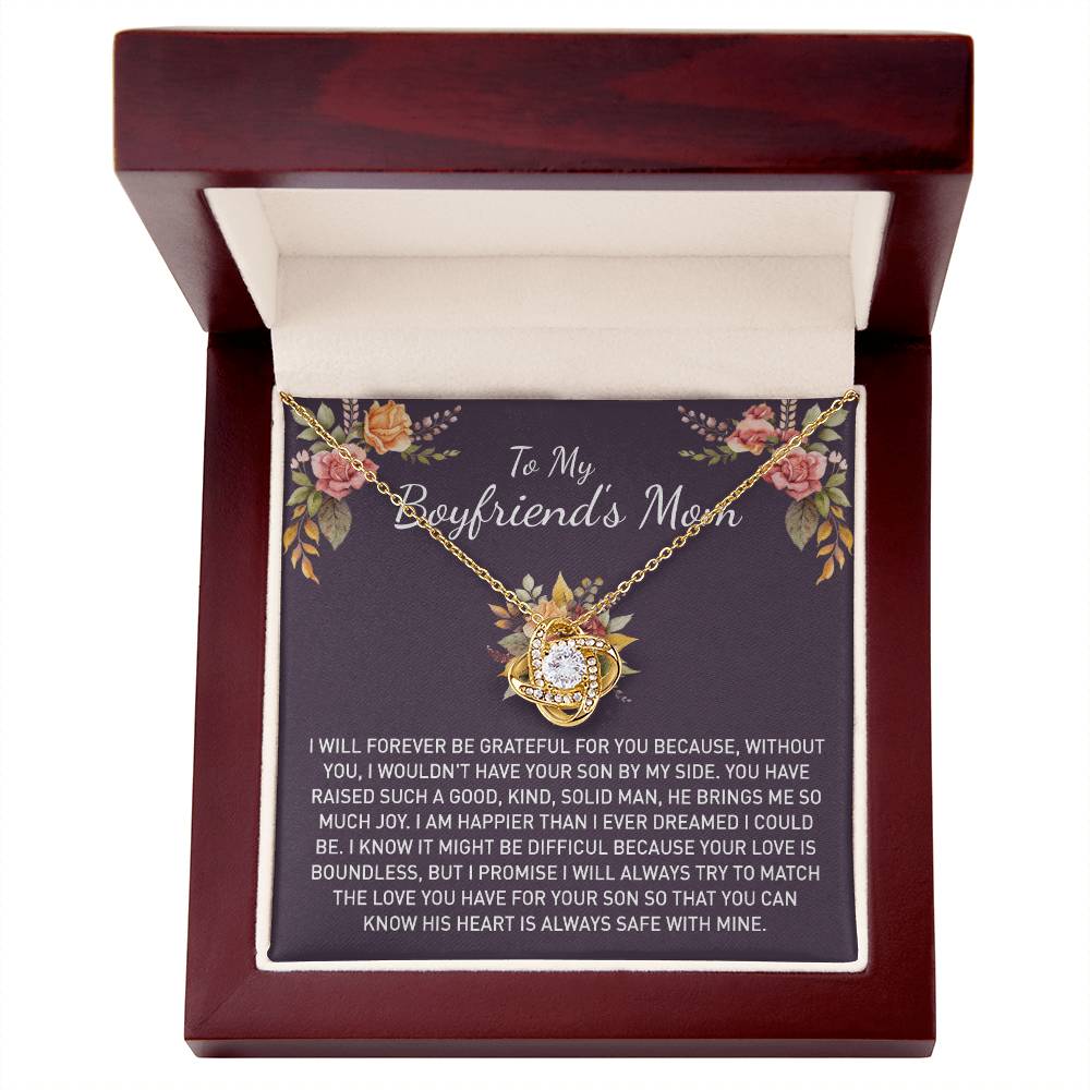 To My Boyfriends Mom Necklace From Girlfriends, Gift Necklace For Boyfriends Mom Gift Necklace, Mother's Day Necklace Gift for Bf Mom, Mothers Day Necklace For Boyfriends Mom From Girlfriend