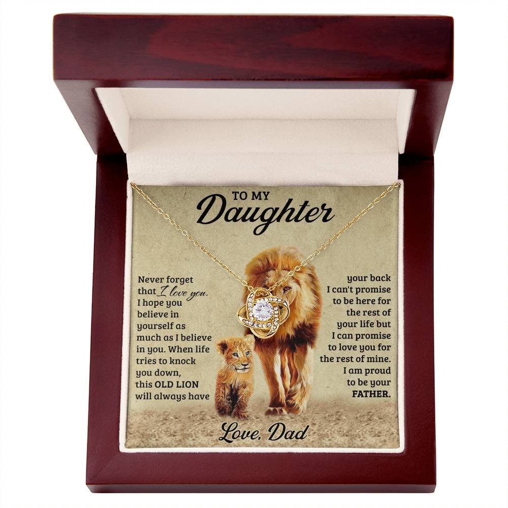 Father To Daughter Gifts Necklace From Dad, To My Daughter Necklace From Daddy On Graduation Gift, Birthday, Christmas For Badass Beautiful Girls Jewelry Gift For Girls, Little Girl Necklace