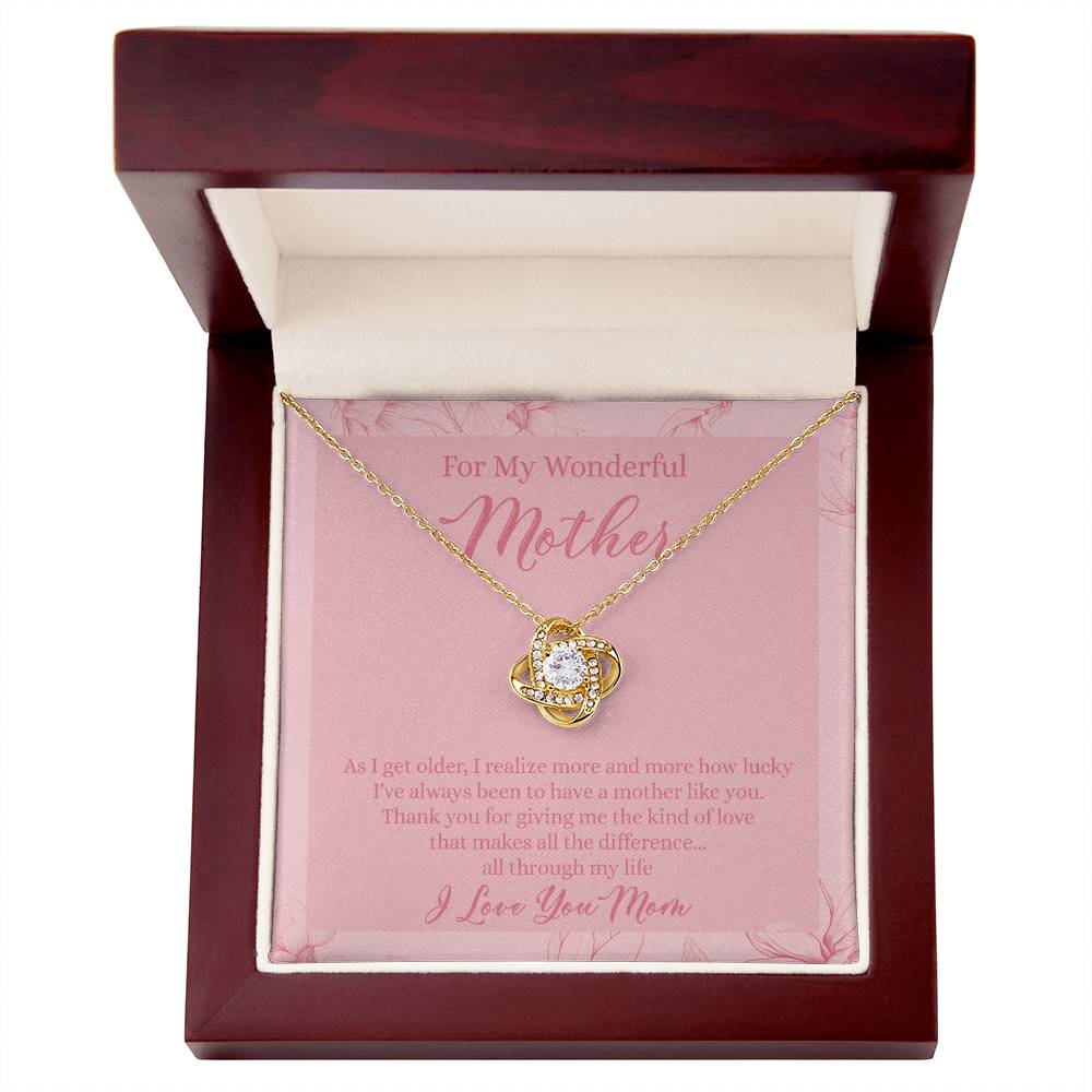 To My Mom Necklace From Son, My Wonderful Mother And Son Necklace Gift For Mom, Jewelry For Women, Wonderful Mom Gift Necklace, Gifts for Mom on Birthday Mother's Day Wedding Valentine Christmas