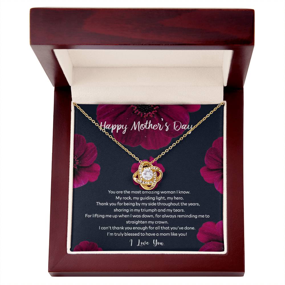 Happy Mother's Day Necklace Gift, To My Mom Necklace From Daughter, You Are The Most Amazing Woman Necklace Gift For Mom, Mother's day Necklace Gift For Mom, Thank You For All Mother Gift Necklace