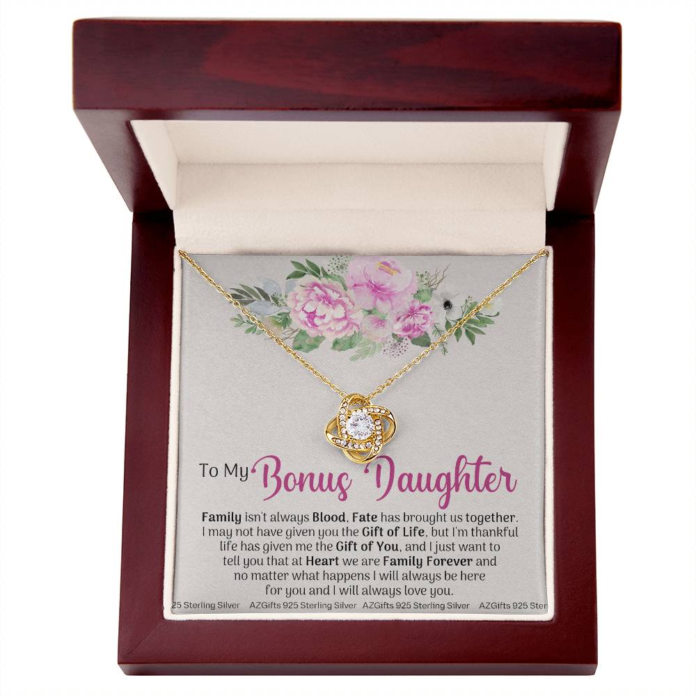 To My Bonus Daughter, Bonus Daughter Necklace, Step Daughter Necklace, Gifts For Stepdaughter, Gifts For Bonus Daughter, Bonus Daughter Gifts, Step Daughter Jewelry Gift For Girls, Little Girl
