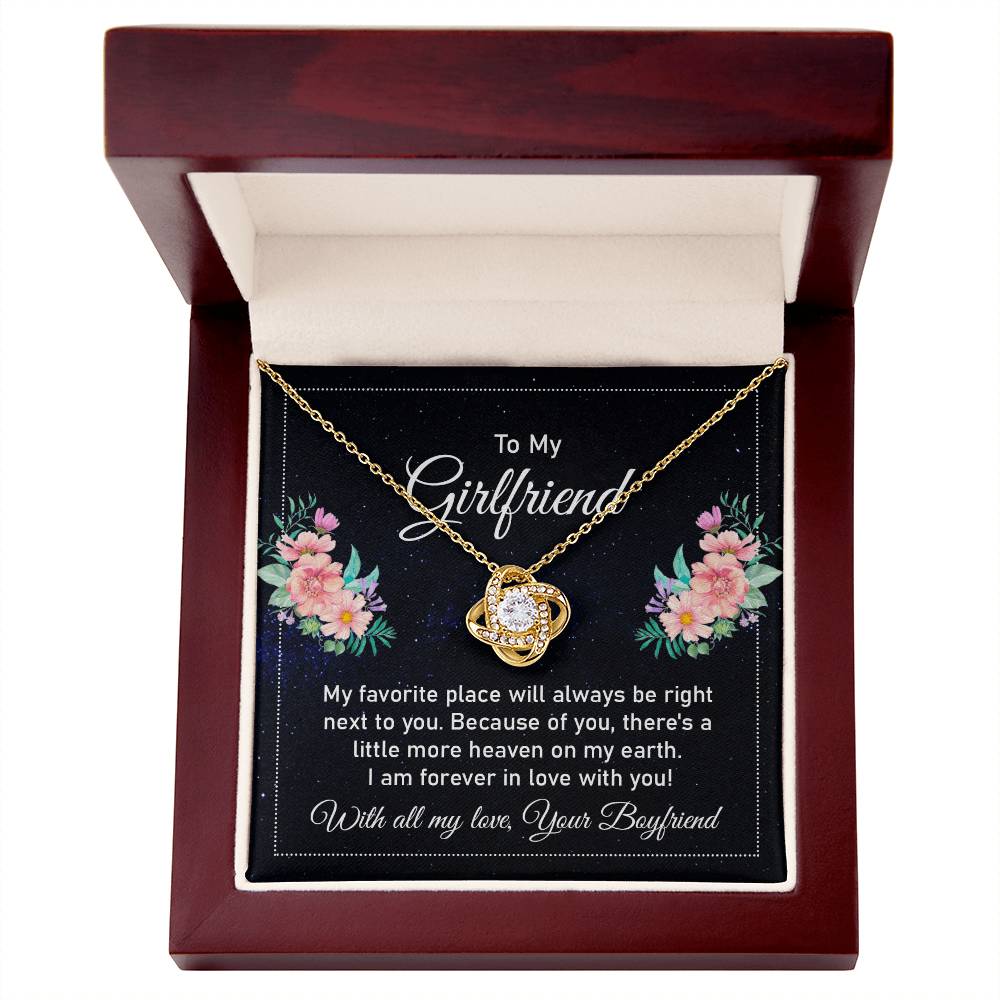 Boyfriend And Girlfriend Gift Jewelry, To My Girlfriend Necklace From Boyfriend