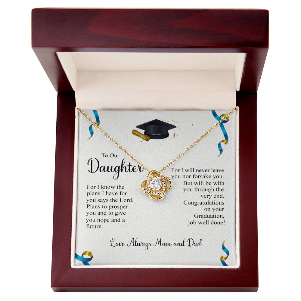 To My Daughter Necklace from Mom, Graduation Gift Necklace, Pendant Gift for Daughter, Graduation Gift for Her, High School, College Grad, Senior Graduation, Class of Necklace, Jewelry For Girls
