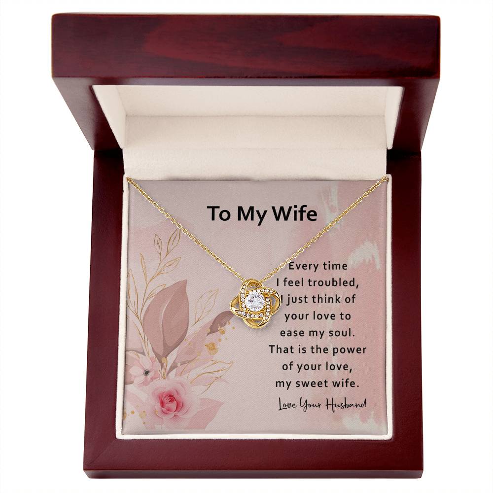 To My Wife Necklace From Husband, Necklace Valentines Day For Wife Jewelry Box Pendant Personalized Gift Necklace, Custom Romantic Gift Necklace For My Best Wife Ever, Jewelry Gift For Women