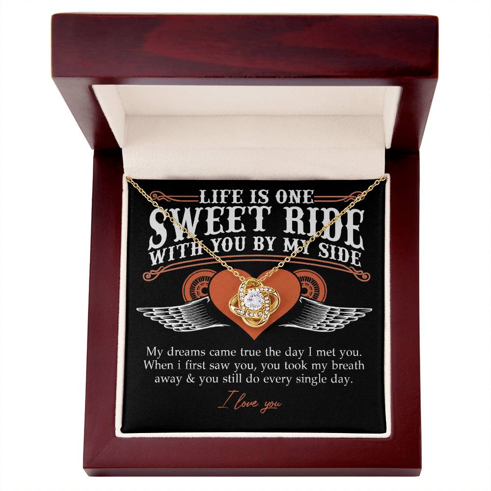 To My Riding Partners For Life Necklace Gift From Husband, Bikers Gift Necklace, Jewlery Motorcycle Gifts Necklace For Women From Men, Gifts For Motorcycle Rider Woman, Girlfriend, Wife, Soulmate