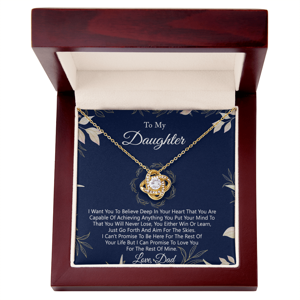 Gift Necklace For Daughter from Dad - Father And Daughter Necklace, for Daughter Gift from Dad To My Daughter Necklace Daughters Birthday Christmas Jewelry Gift for Girls Women, Daughter