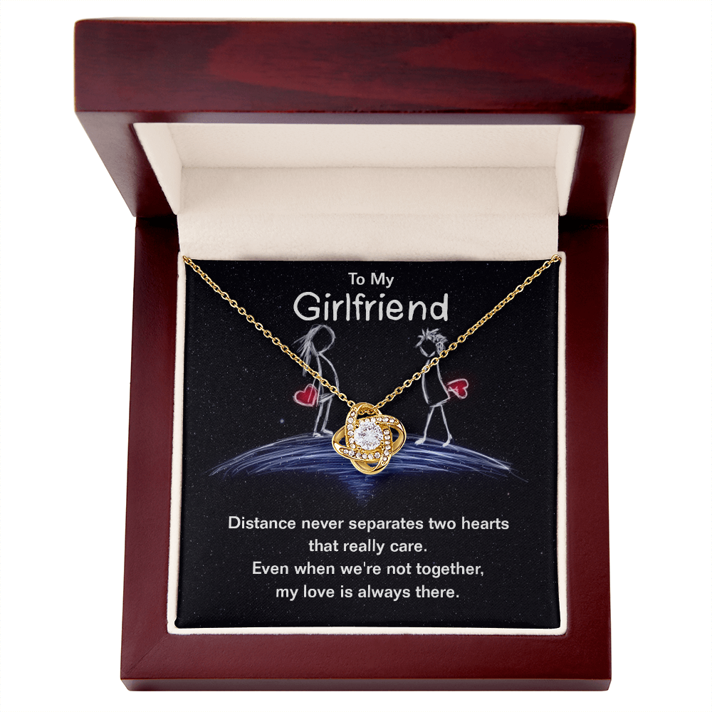 Boy And Girl Jewelry, To My Girlfriend Necklace From Boyfriend, Girlfriend Gift Necklace For Her On Christmas, Anniversary, Birthday, Special Day