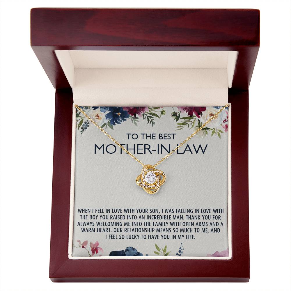 To My Mother-In-Law Gift Mothers Day Gift Necklace Mother-In-Law Gifts Jewelry