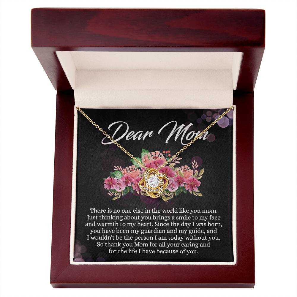 Dear Mom Gift Necklace, To My Mom Necklace From Daughter, Thank You Mom Necklace, Jewelry Gift For Mom On Mother's Day, Anniversary, Birthday Gift Jewlry For Women, Mother And Daughter Necklaces