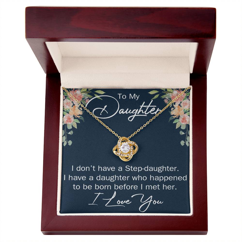 To My Daughter Necklace Gift From Mom Or Dad, Necklace Pendant for Daughter Gift On Graduation Gift Christmas Birthday Gift for Daughter Gift Set Jewelry Gift for Girls, Her Step Daughter Necklace