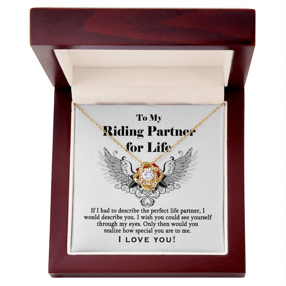 To My Riding Partner for Life Necklace From Husband, I Love You Gift Necklace Girlfriend, My Wife Gift Necklace My Wife, Gift for Her Luxury Jewelry Necklaces styles On Birthday, Xmas, Anniversary